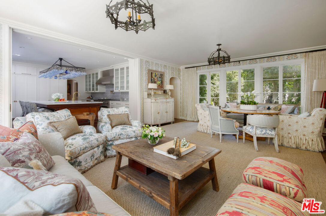 1640 Lombardy Road Pasadena, CA 91106 - Photo 9 of 39 a living room with furniture and a large window
