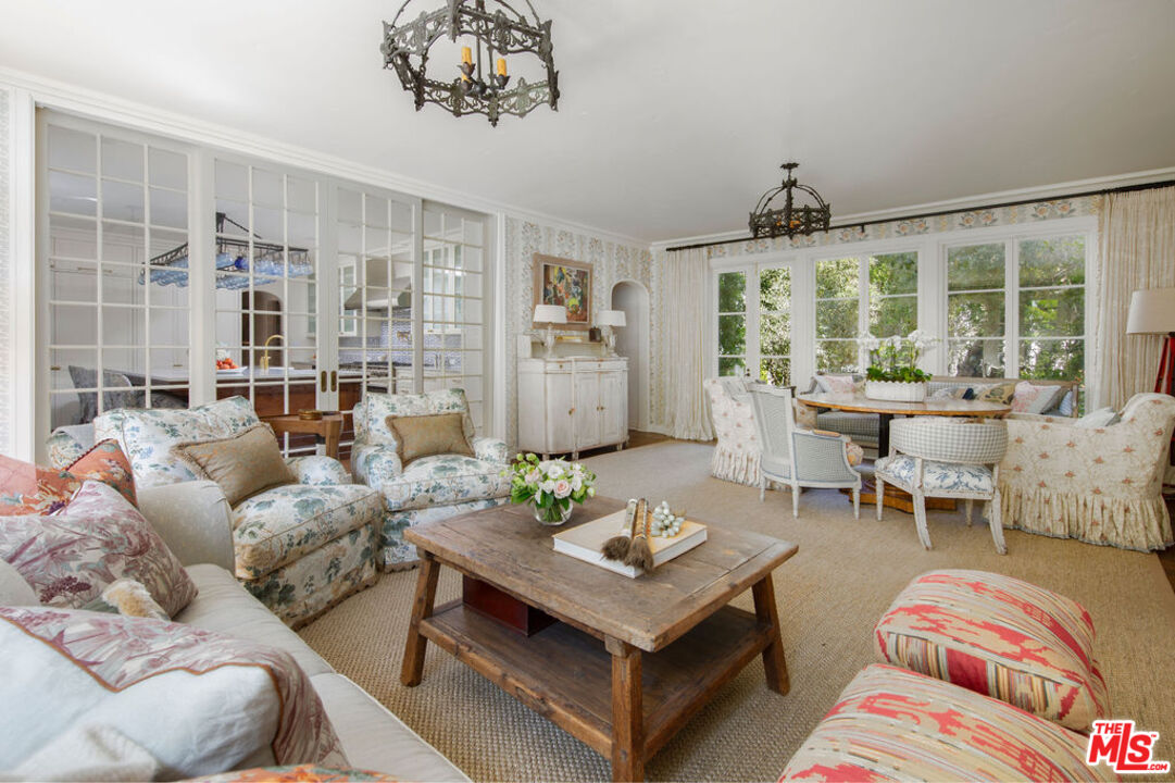 1640 Lombardy Road Pasadena, CA 91106 - Photo 10 of 39 a living room with furniture and a large window