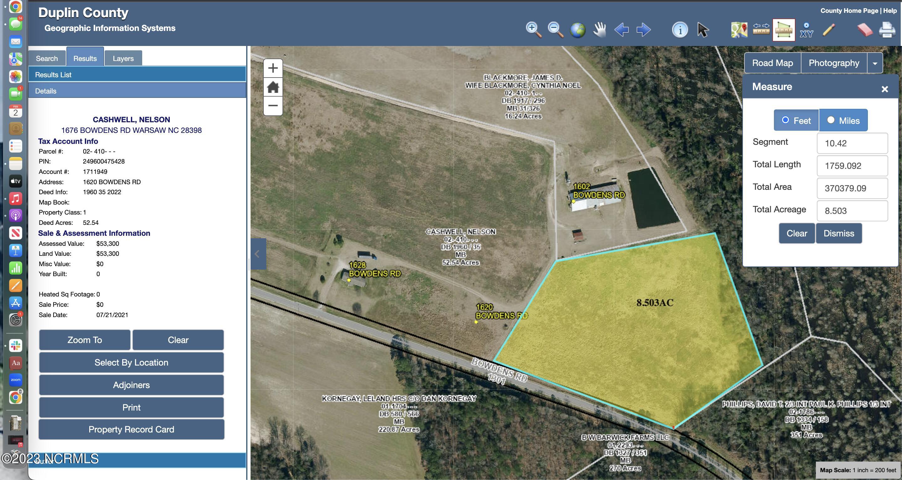 1620 Bowdens Road Warsaw, NC 28398 - Photo 3 of 3 Screen Shot 2023-02-02 at 3.20.47 PM