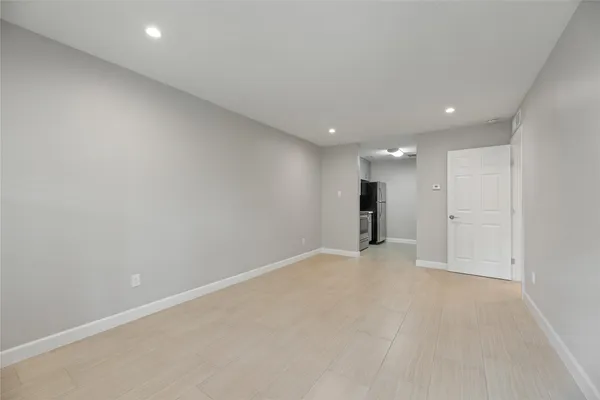 a view of an empty room