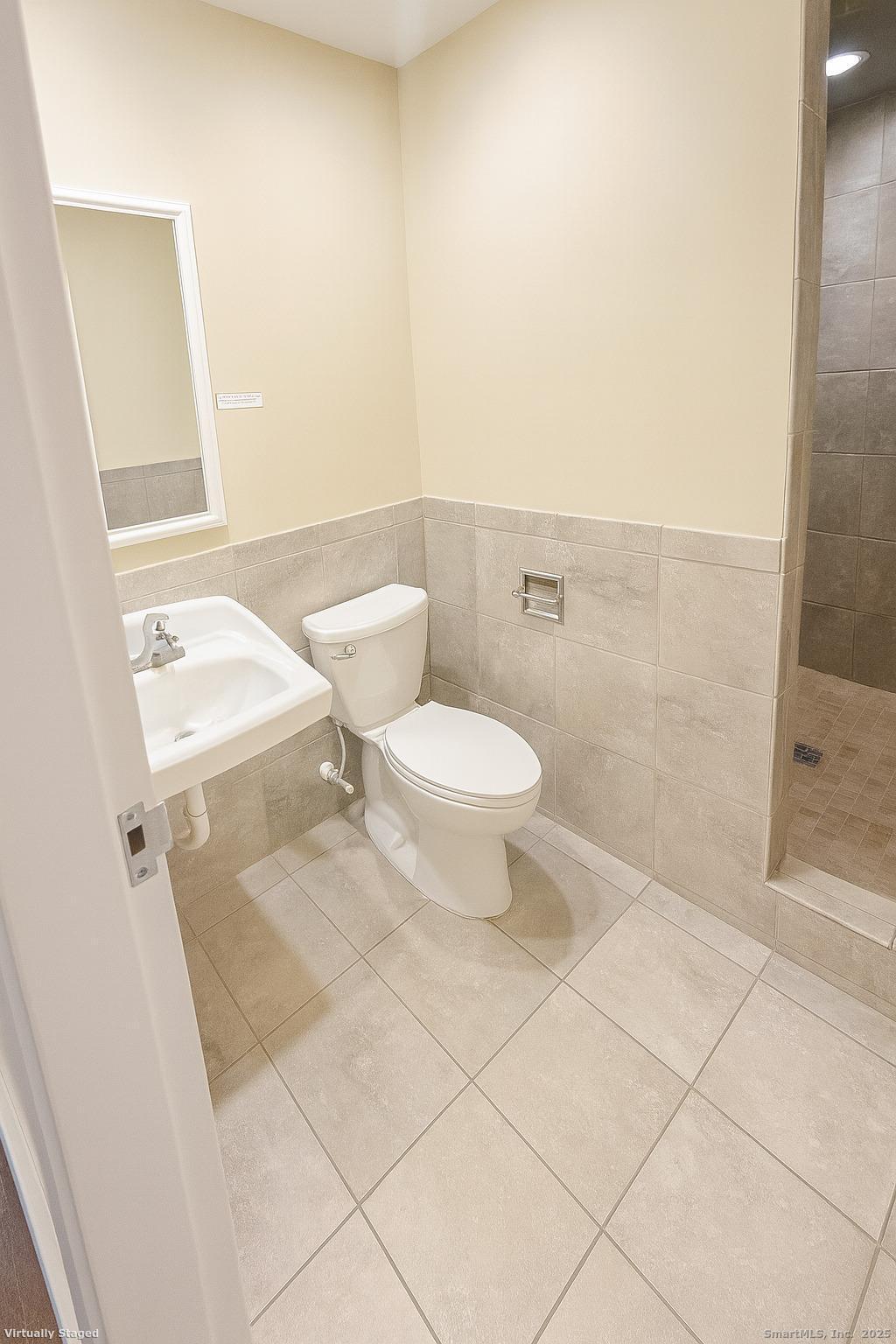 141 Valley Street New Haven, CT 06515 - Photo 18 of 30 a bathroom with a toilet and a shower