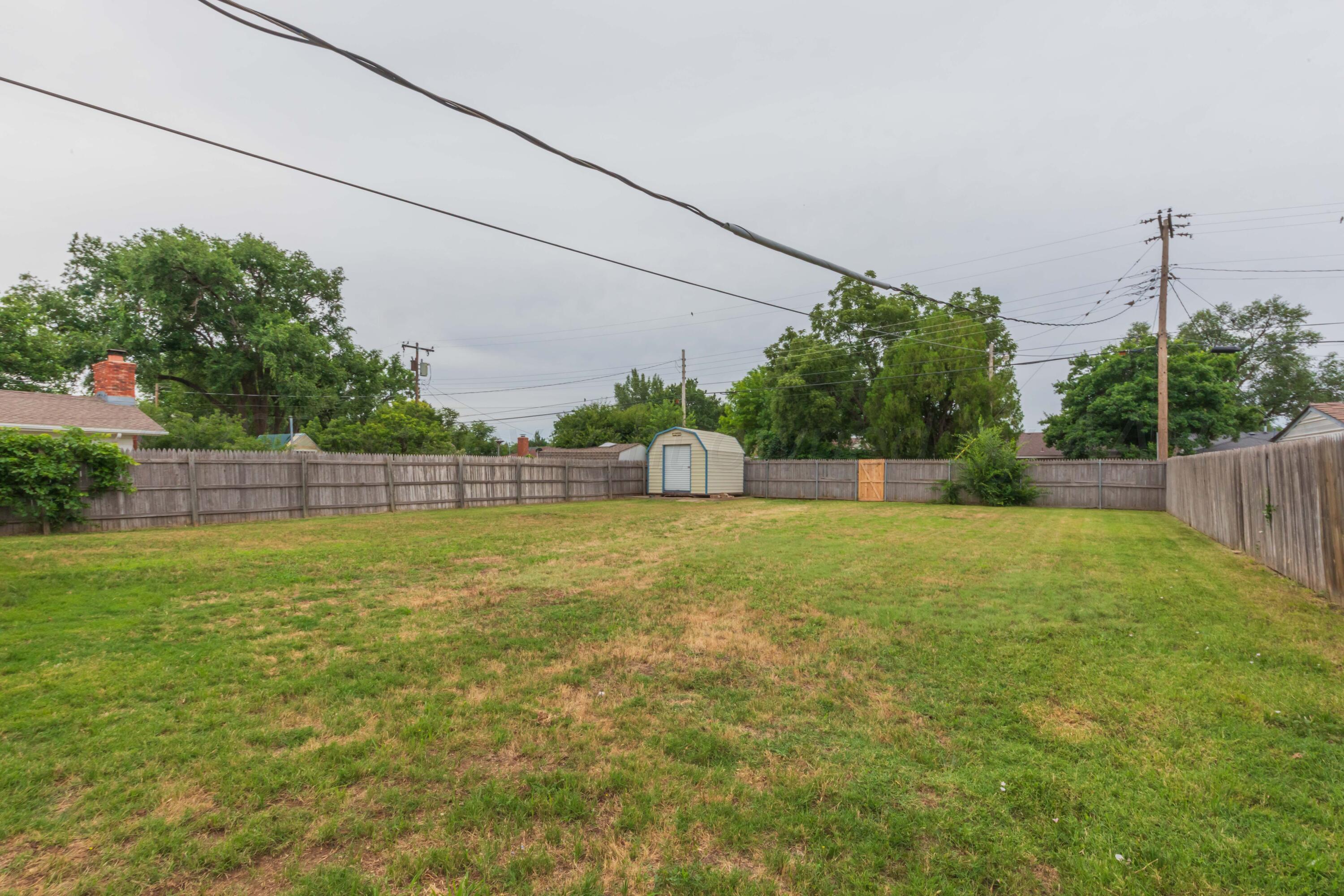 5519 Alvarado Road Amarillo, TX 79106 - Photo 34 of 38 BACKYARD VIEW 1