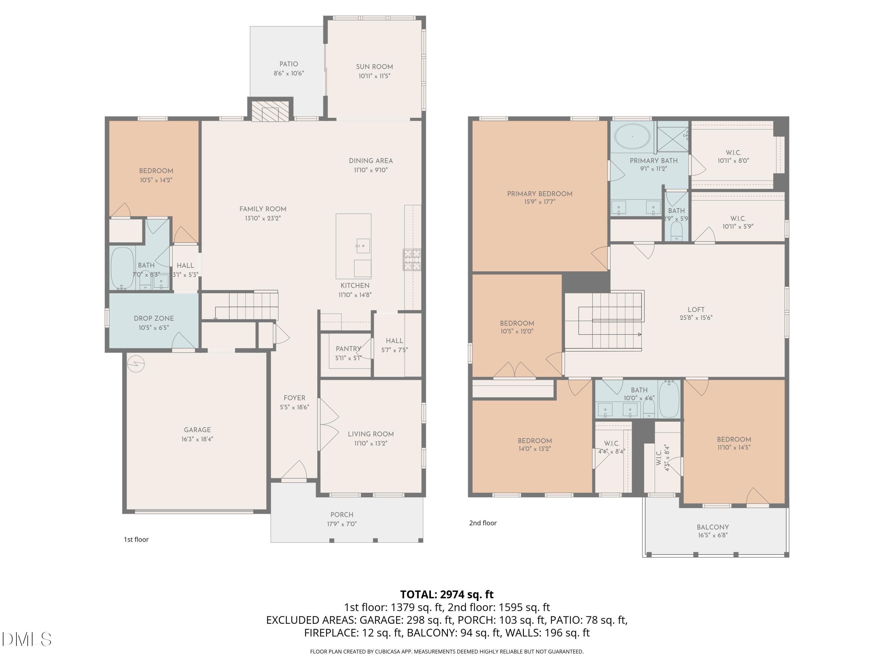 143 Steppe Way Garner, NC 27529 - Photo 37 of 37 Floorplan 1st and 2nd