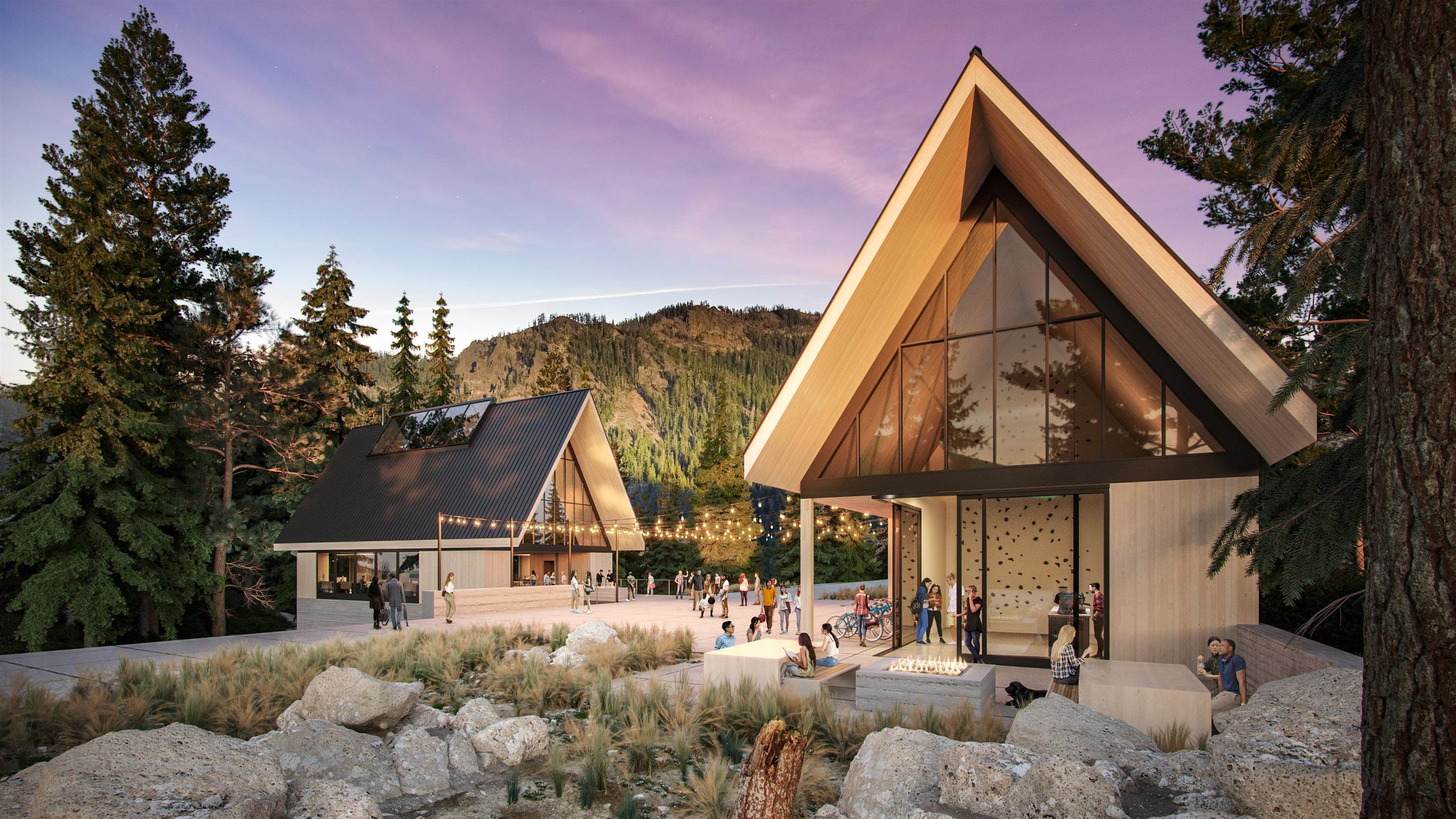 Xxxxx Alpine Meadows Road Olympic Valley, CA 96146 - Photo 13 of 20 a view of house with a yard and dinning table