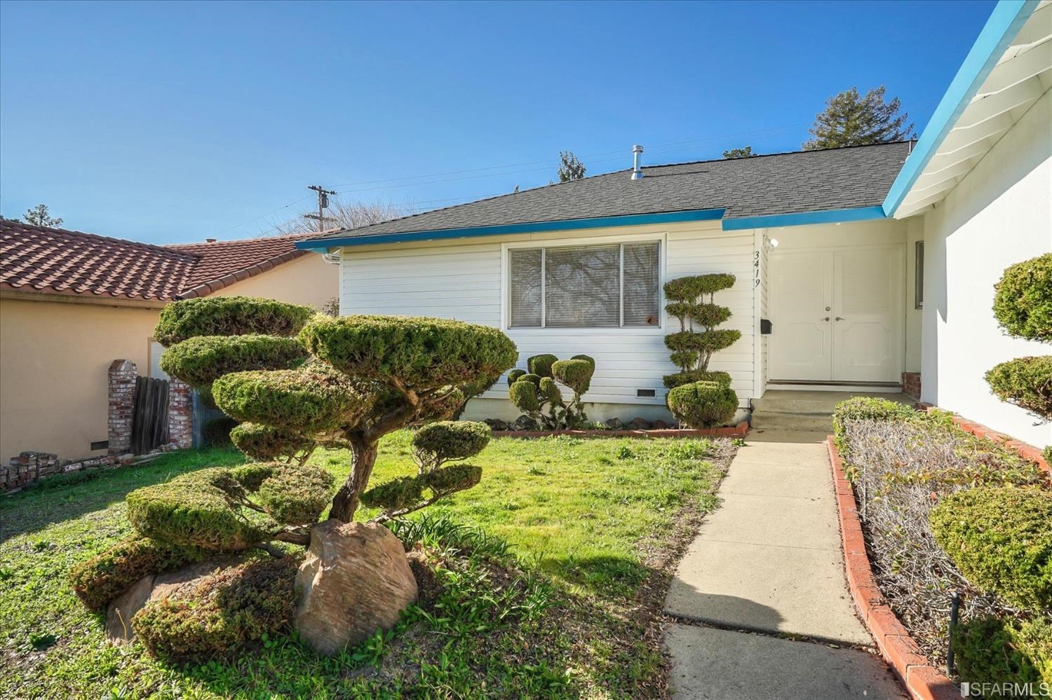 3419 May Road Richmond, CA 94803 - Photo 3 of 38 a front view of a house with garden