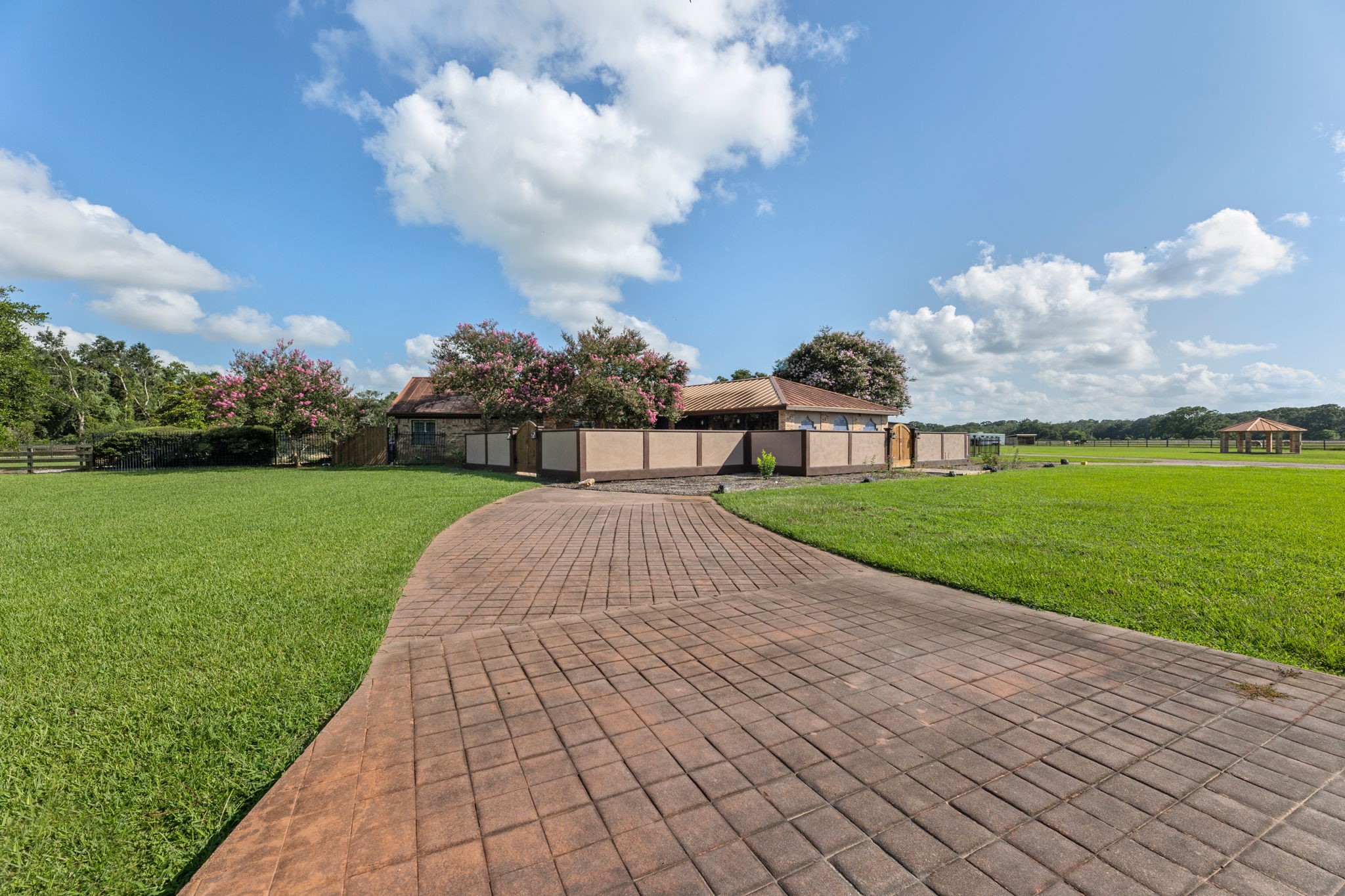 1226 County Road 45 Angleton, TX 77515 - Photo 13 of 30 a view of a house with a yard