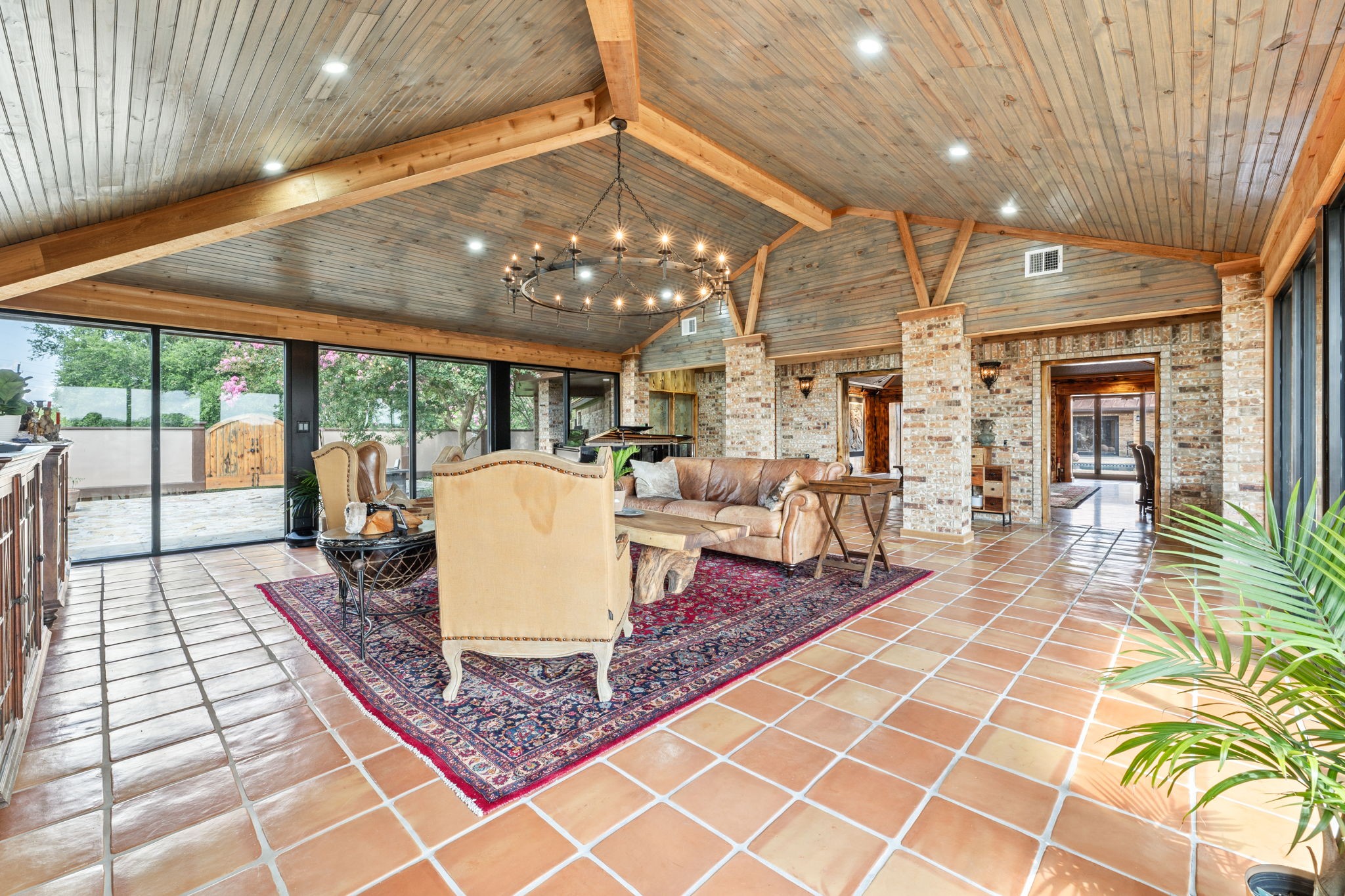 1226 County Road 45 Angleton, TX 77515 - Photo 21 of 30 a living room with lots of furniture and a table
