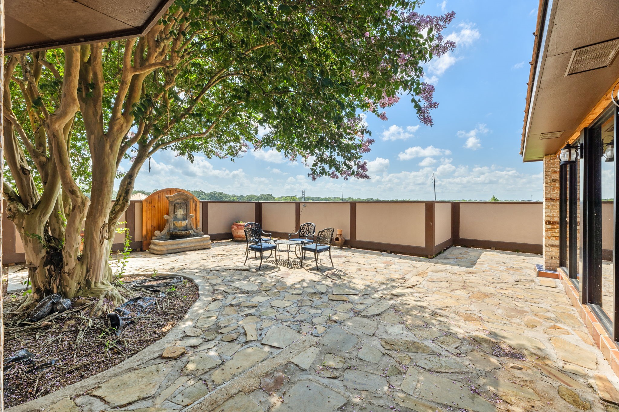 1226 County Road 45 Angleton, TX 77515 - Photo 27 of 30 a view of a backyard of the house