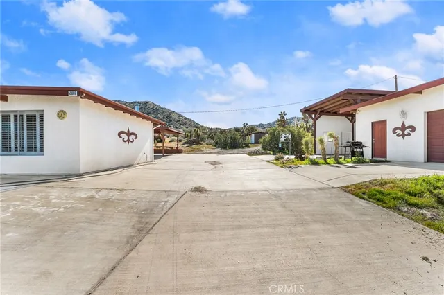 an aerial view of residential building with outdoor space
