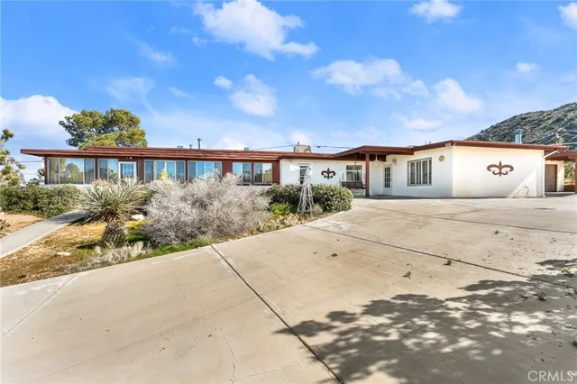 a view of mountains in the background