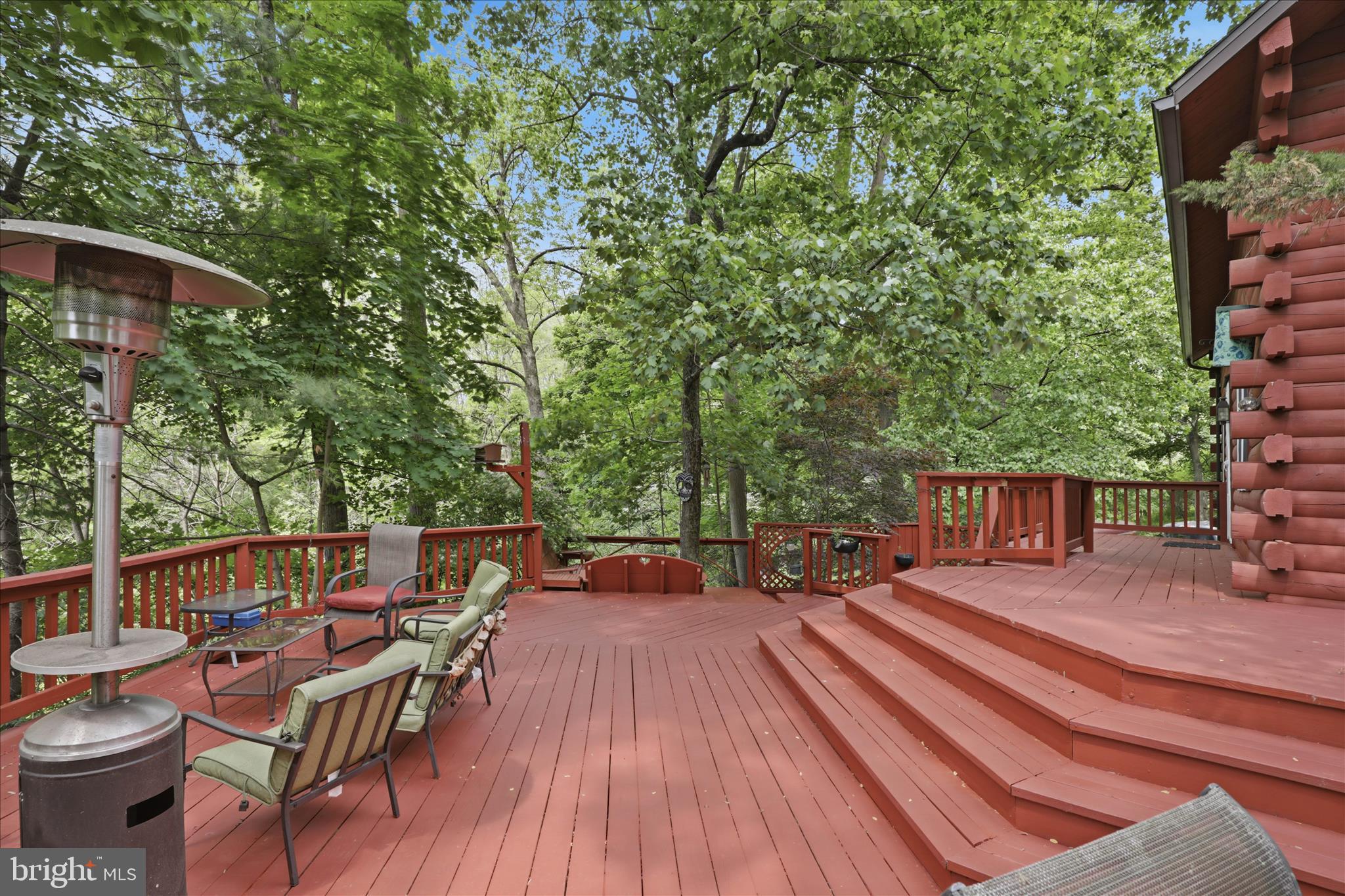 20 Star Lite Drive Lititz, PA 17543 - Photo 37 of 59 a view of a patio with table and chairs and wooden floor