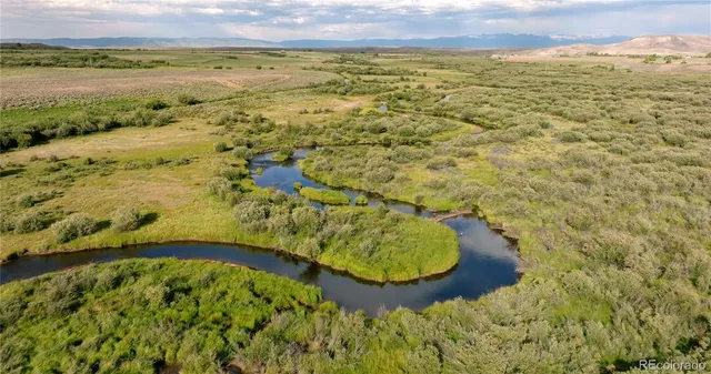 a view of a lake with a mountain