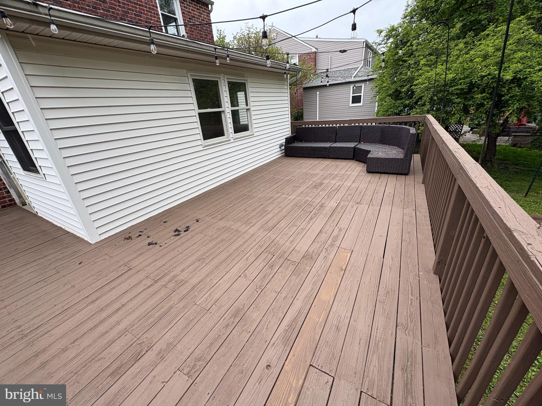 2515 Woodleigh Road Havertown, PA 19083 - Photo 28 of 31 a view of a wooden deck with a yard