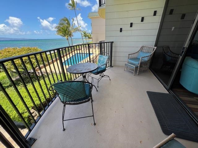 4471 Lower Honoapiilani Road, Unit 202 Lahaina, HI 96761 - Photo 9 of 24 a view of a chairs in balcony