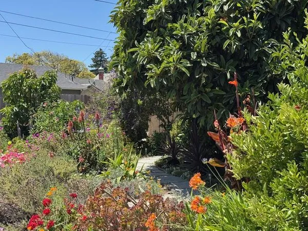 a view of a golf course with a lake