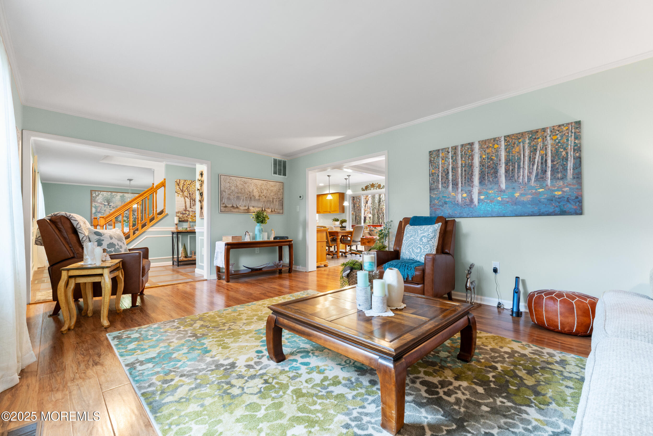 1418 Forest Avenue Brick, NJ 08724 - Photo 12 of 47 a living room with furniture and a fireplace