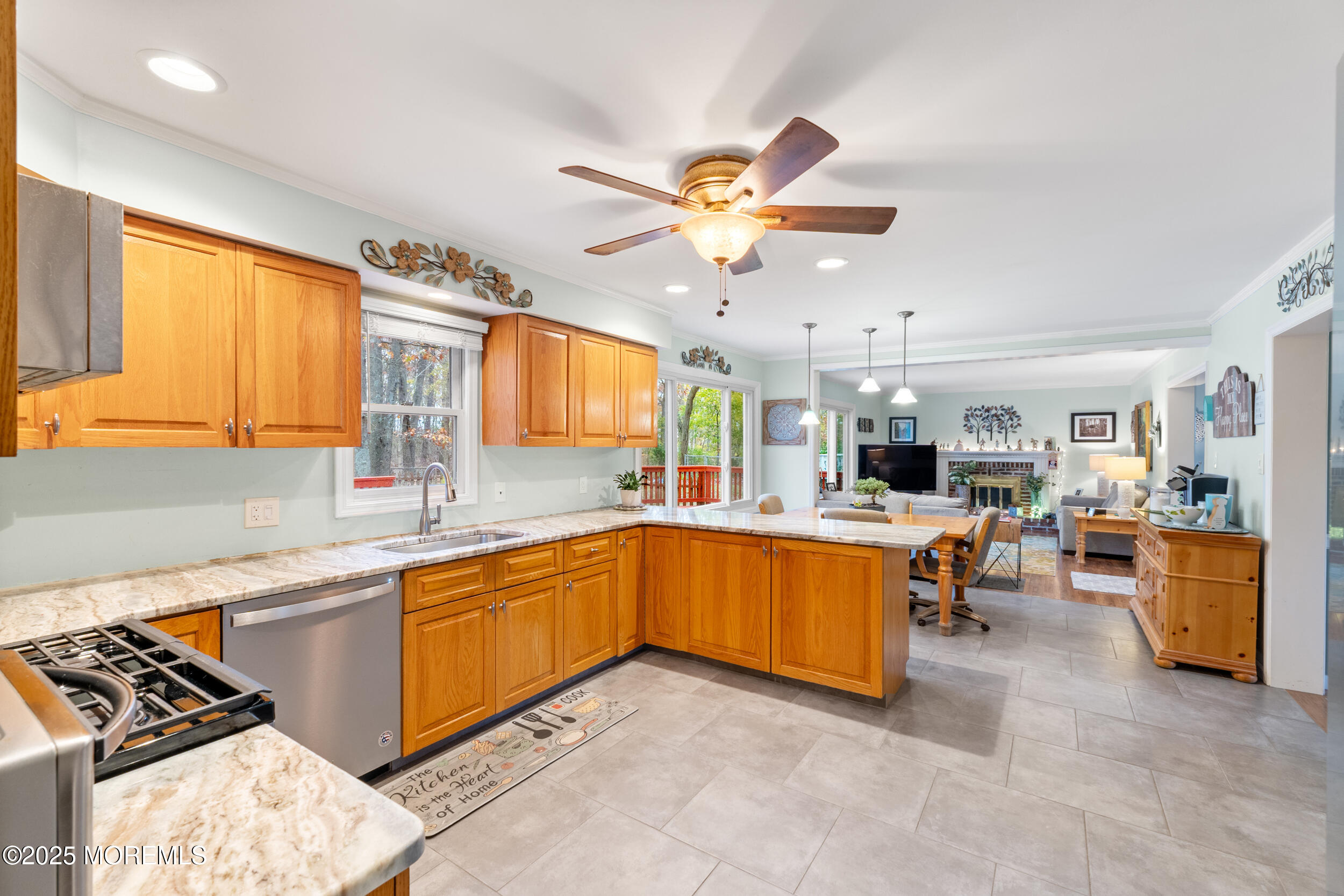 1418 Forest Avenue Brick, NJ 08724 - Photo 20 of 47 a large kitchen with a large counter top appliances and cabinets