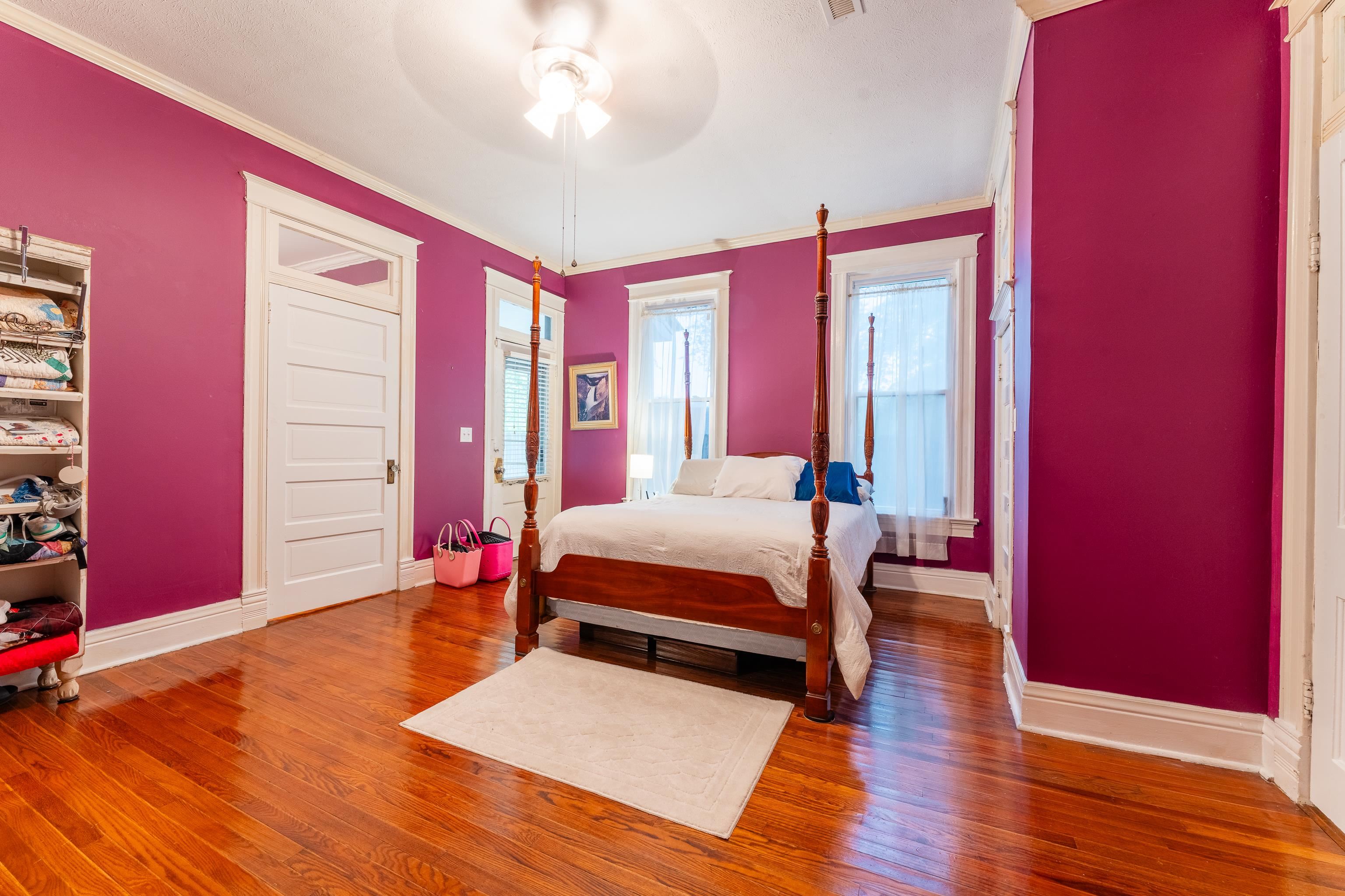 171 White Street Savannah, TN 38372 - Photo 10 of 36 a bedroom with a bed and wooden floor