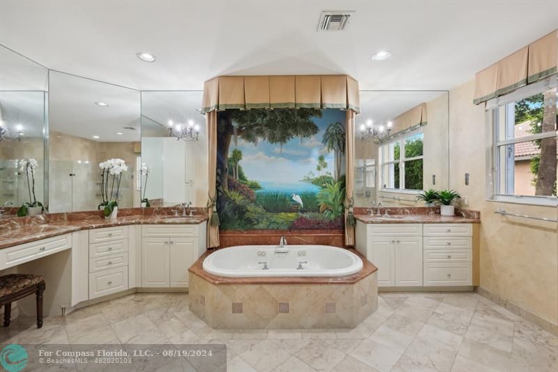 2515 Montclaire Circle Weston, FL 33327 - Photo 19 of 51 a bathroom with a granite countertop sink a toilet and bathtub