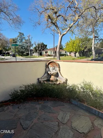 a view of a lake with a mountain in the background