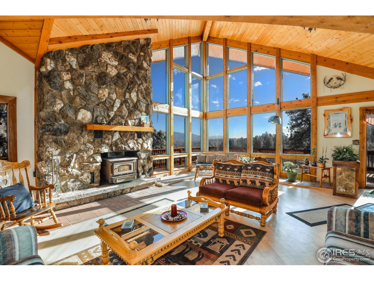2525 Davis Ranch Road Bellvue, CO 80512 - Photo 5 of 22 Views from Living Room Windows