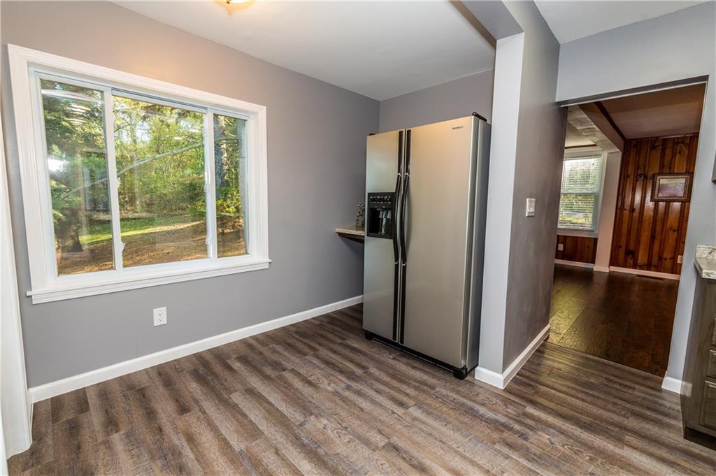 243 Marshall Road Oakdale, PA 15071 - Photo 7 of 24 Eat-in area in gourmet kitchen. Check out the view from this large window - image enjoying your morning coffee or a meal while looking out at the vast and beautiful acreage beyond! Lovely.