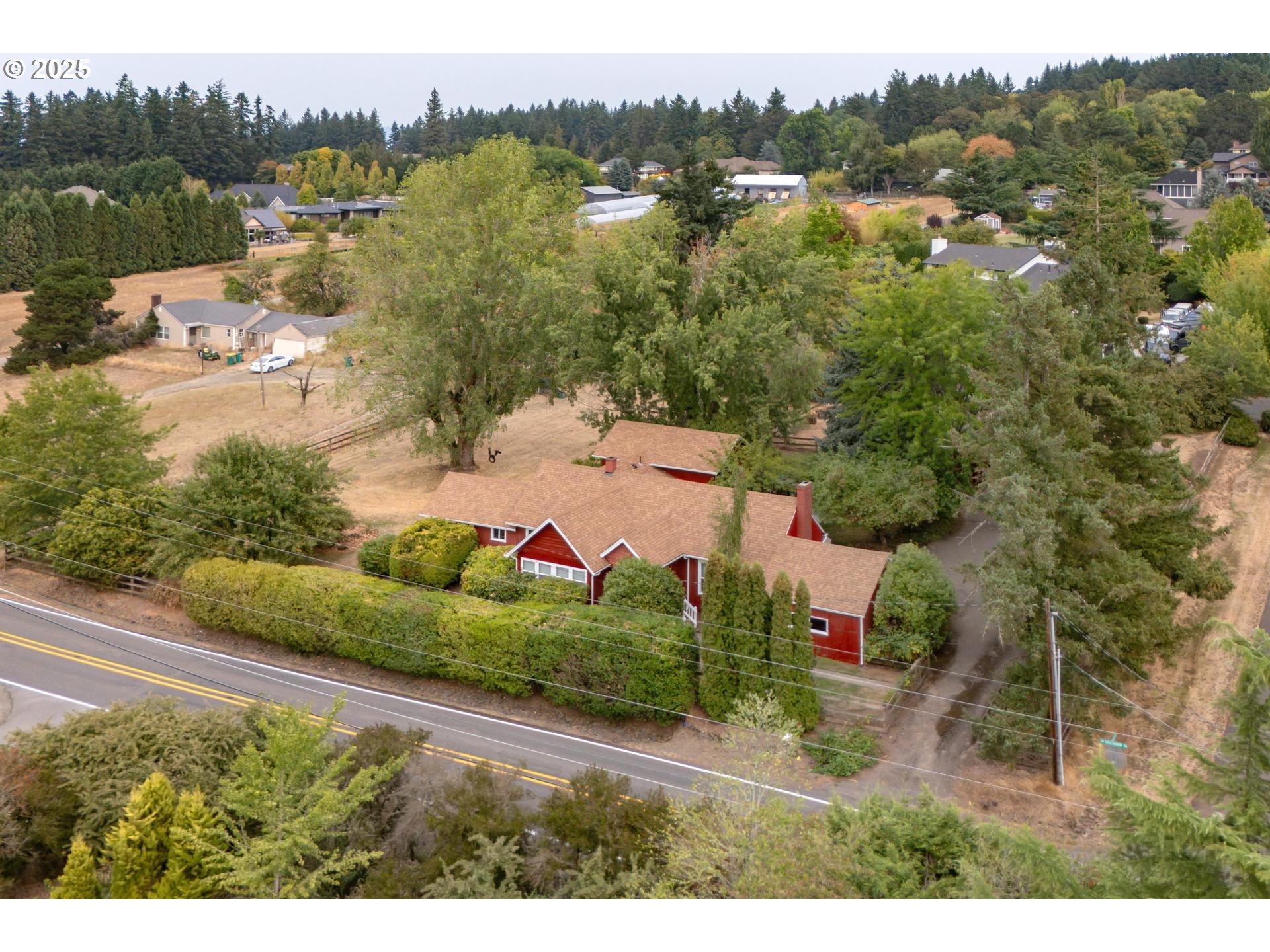 8918 Southwest Grabhorn Road Beaverton, OR 97007 - Photo 40 of 46 an aerial view of lake residential house and space