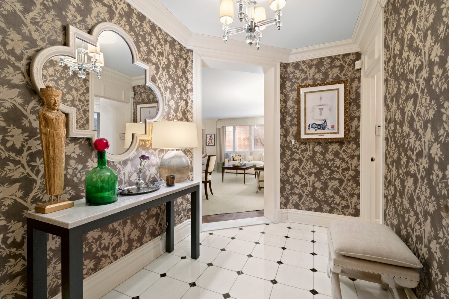 10 East 70th Street, Unit 2B Manhattan, NY 10021 - Photo 3 of 11 a view of hall way with furniture