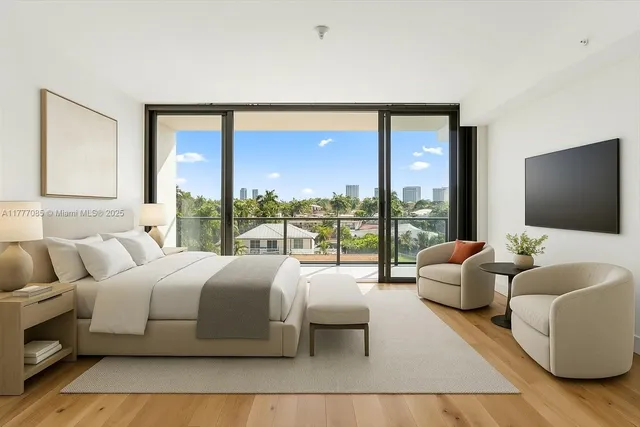 a bathroom with a shower and a toilet