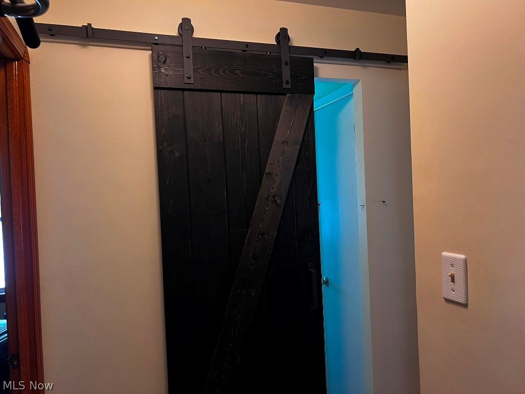 6602 Snow Road Parma, OH 44129 - Photo 16 of 23 Entrance to bathroom is new barn door