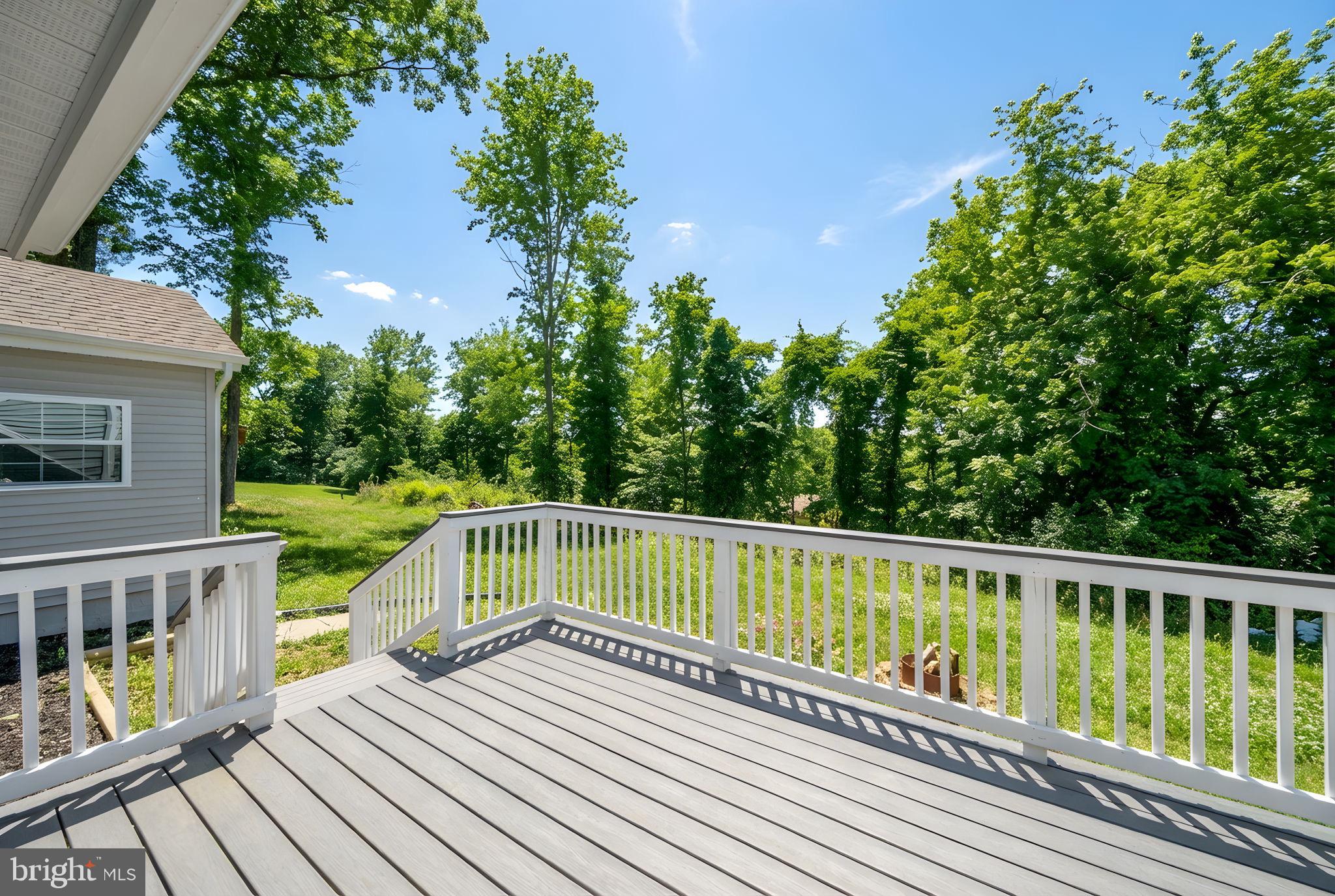 671 Pine Ridge Drive Front Royal, VA 22630 - Photo 8 of 108 Serene deck overlooking lush greenery.