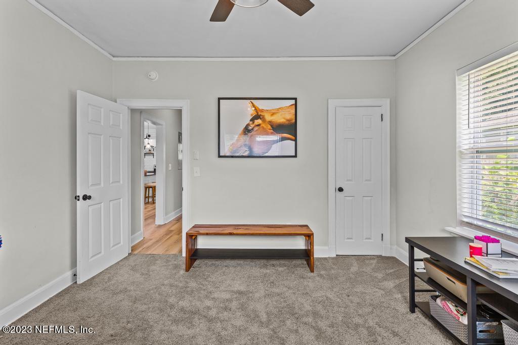 4635 Attleboro Street Jacksonville, FL 32205 - Photo 20 of 27 a view of room with workspace and windows