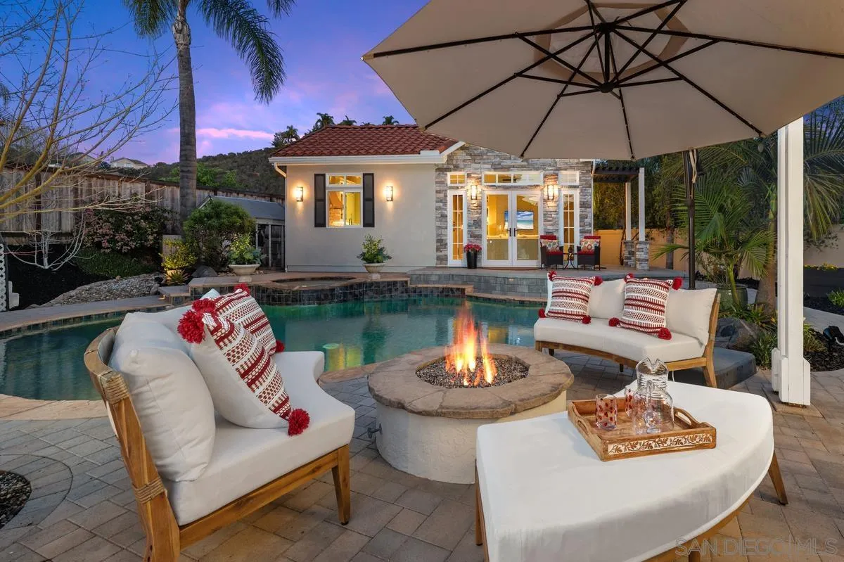 12524 Dormouse Road San Diego, CA 92129 - Photo 24 of 33 Cozy firepit to enjoy a quiet evening with friends or family