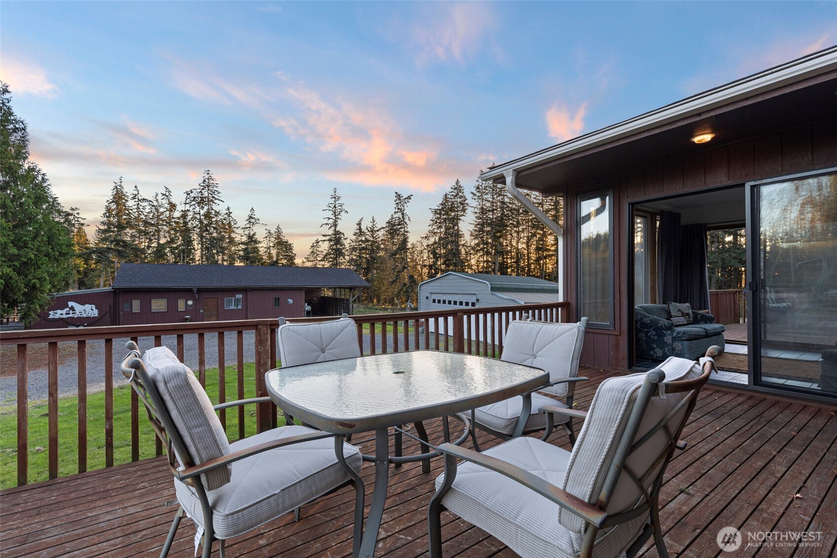 288 Torrence Lane Oak Harbor, WA 98277 - Photo 35 of 39 a view of a chairs and table on the deck