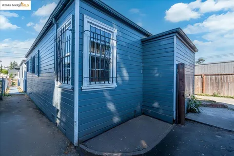a view of a porch with a backyard