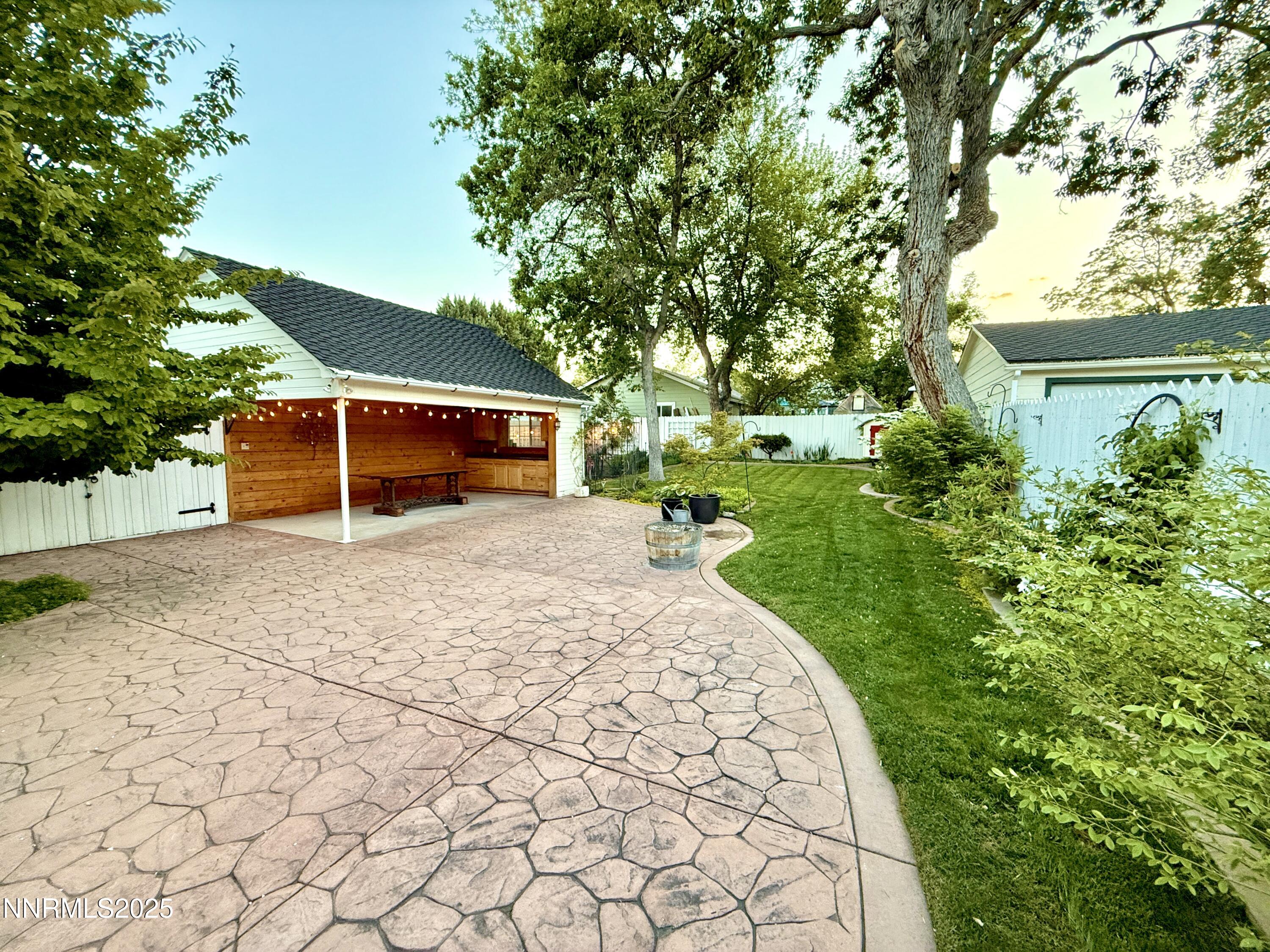1423 Gordon Avenue Reno, NV 89509 - Photo 23 of 28 a view of a backyard with a garden