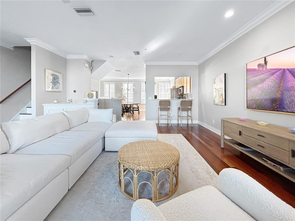 1468 Harbour Walk Road Tampa, FL 33602 - Photo 6 of 40 a living room with furniture and a flat screen tv