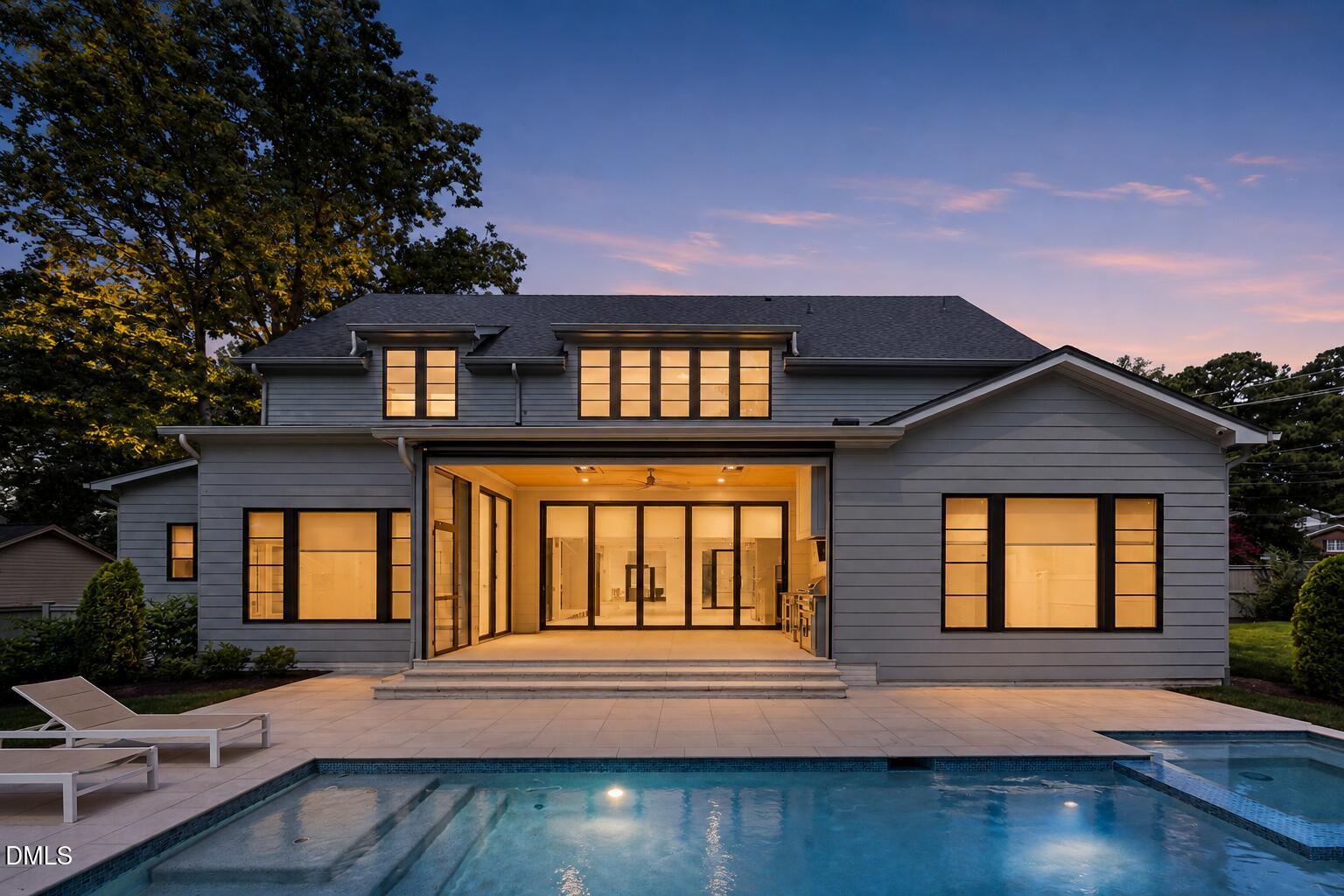 822 Pebblebrook Drive Raleigh, NC 27609 - Photo 6 of 70 Luxury Truly Shines after Sunset