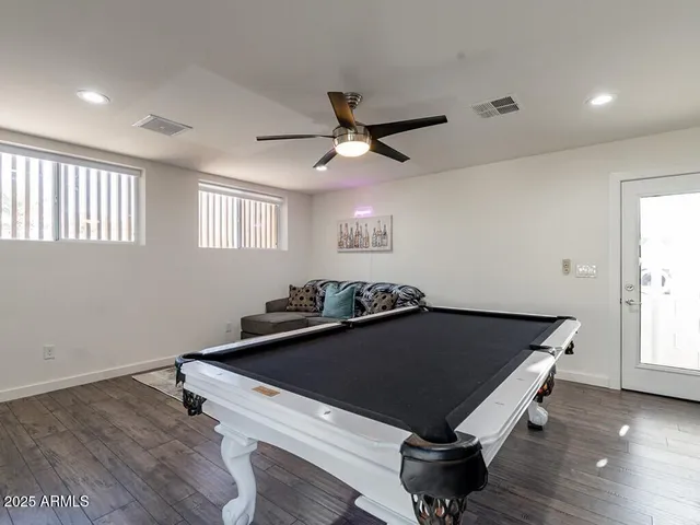 a room with musical instruments