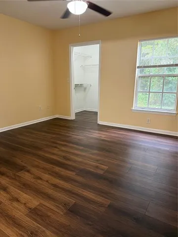 wooden floor in an empty room