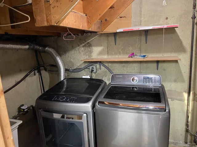 a close up of a stove top oven