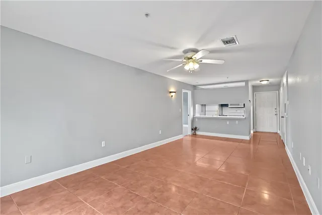 a view of kitchen and windows