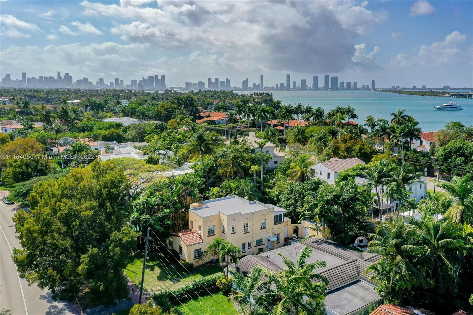 3010 Alton Road Miami Beach, FL 33140 - Photo 7 of 9 an aerial view of a houses with outdoor space and garden