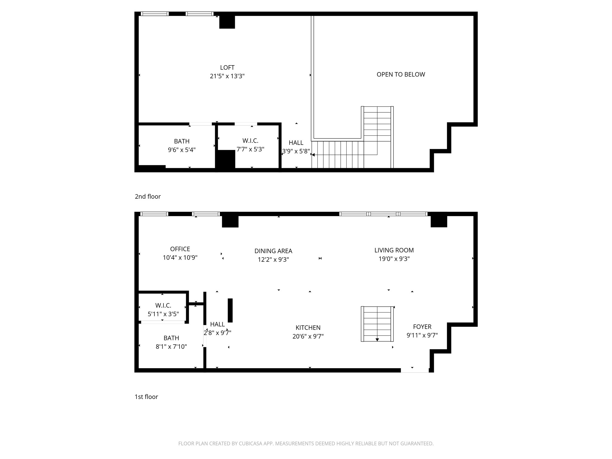 2000 Bagby Street, Unit 11415 Houston, TX 77002 - Photo 35 of 35 Floor plan of 11415 with approximate measurements. Please verify all measurements.