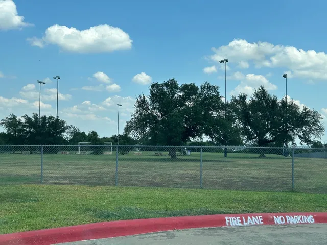 a view of a golf course
