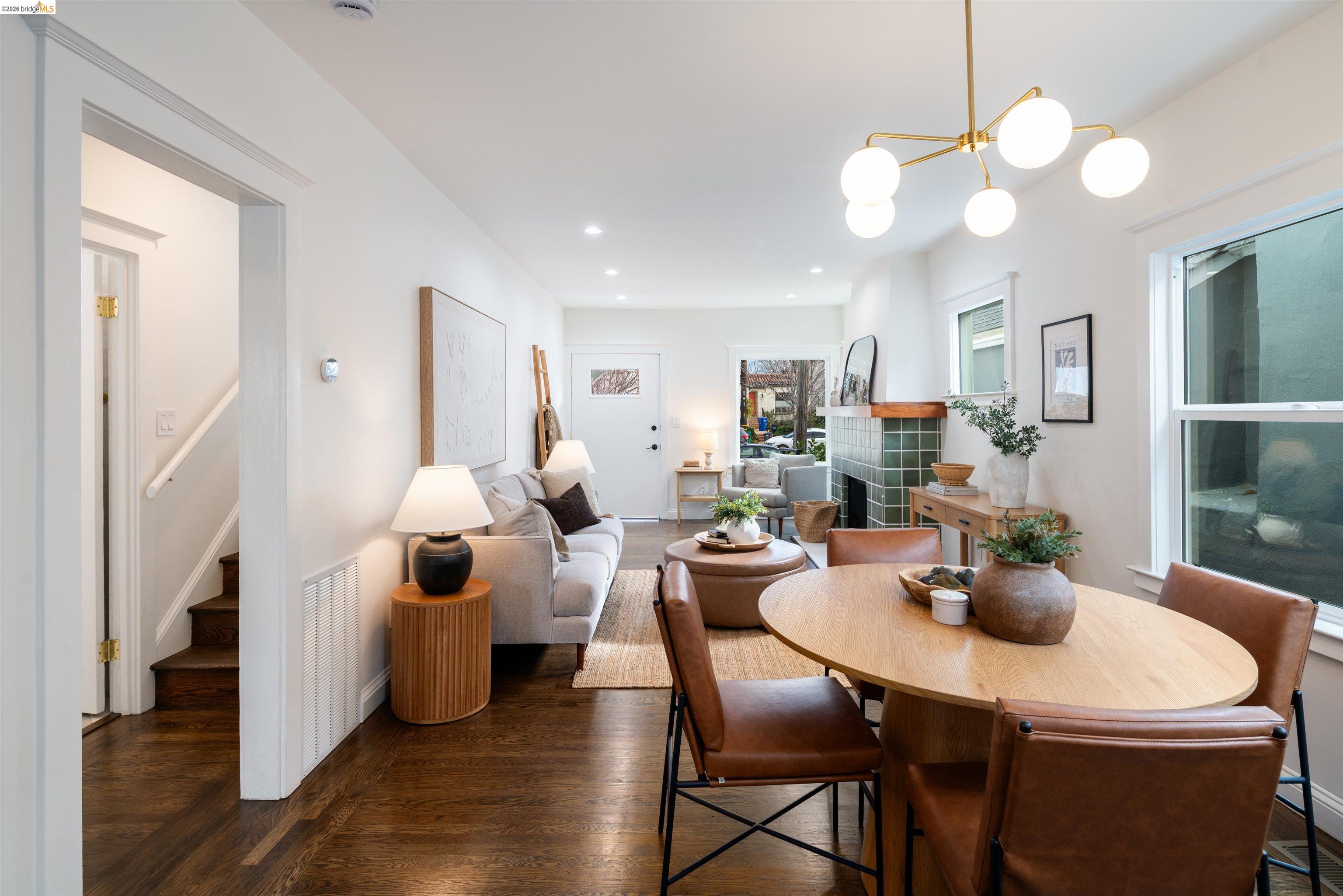 820 Key Rte Boulevard Albany, CA 94706 - Photo 6 of 48 a view of a dining room with furniture and wooden floor