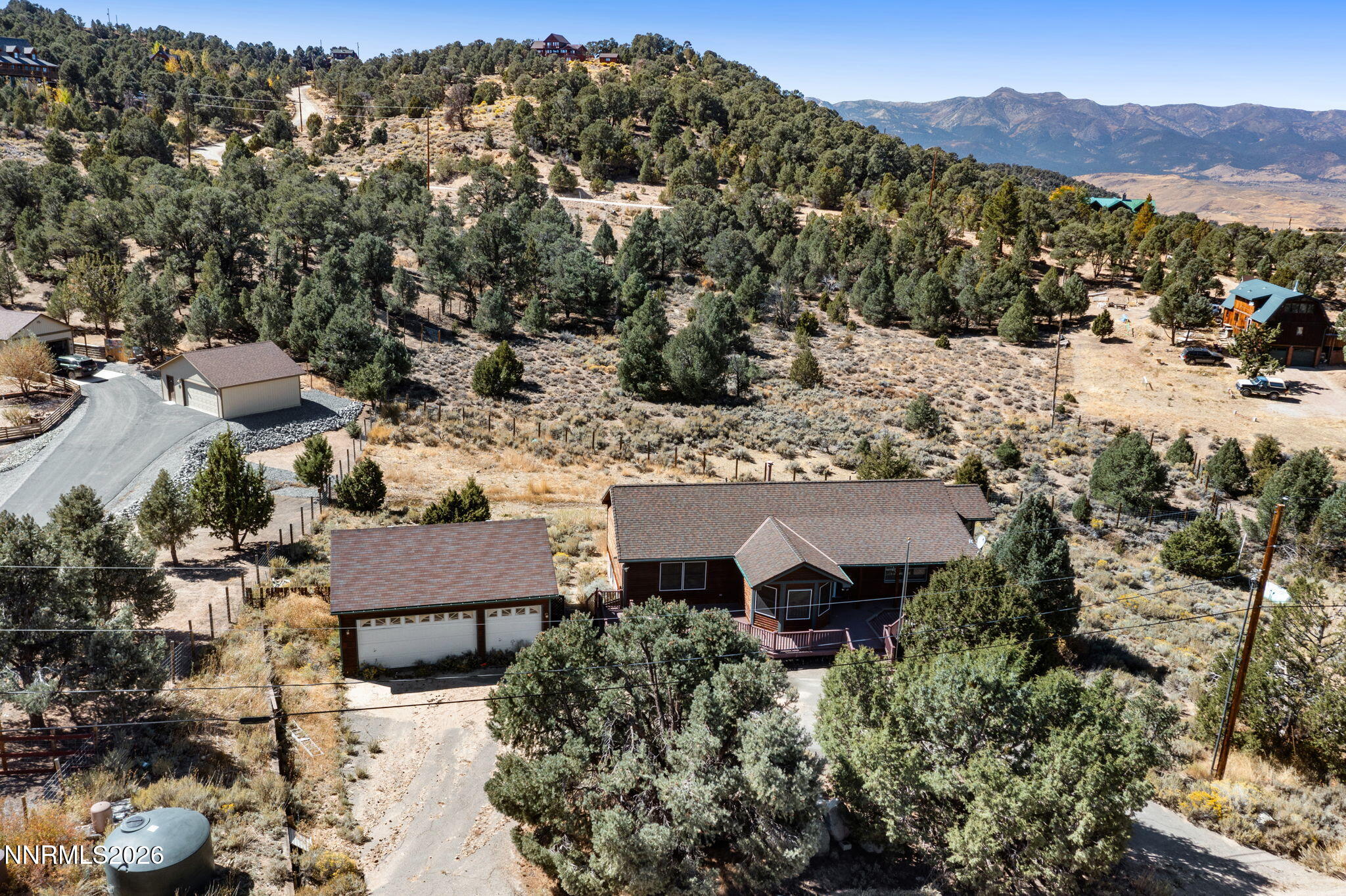 21361 Crestview Road Reno, NV 89521 - Photo 22 of 36 Aerial Panoramic Foothills