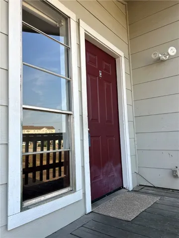 a view of front door of a house