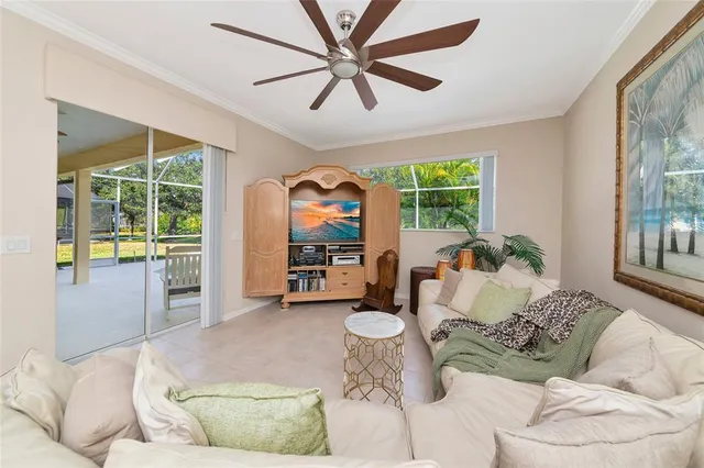a spacious bathroom with a granite countertop sink and a mirror