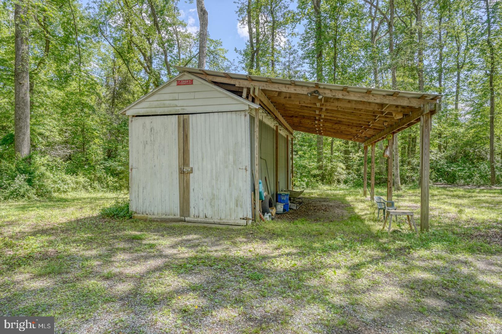 11599 Kibler Road Greensboro, MD 21639 - Photo 23 of 47 OVERSIZED REAR SHED WITH OVERHANG